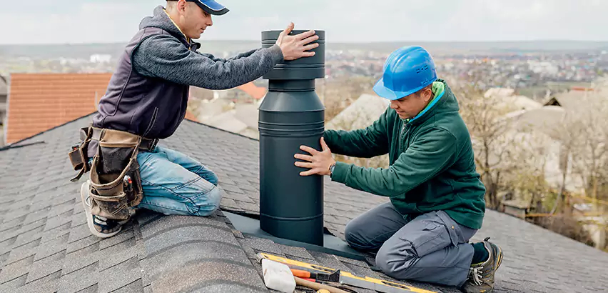 Chimney Flashing Replacement for Storm Damage in Wheaton