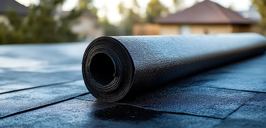 Rubber Flat Roof Replacement in Wheaton