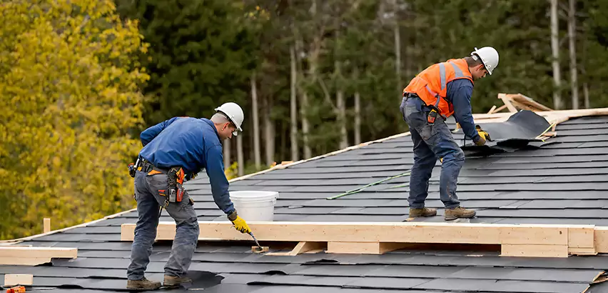 Garage Felt Roof Replacement in Wheaton