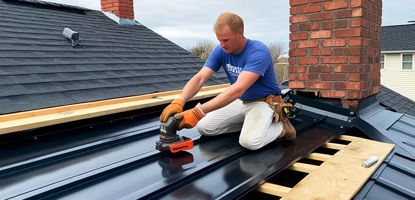 Metal Barn Roof Replacement in Wheaton
